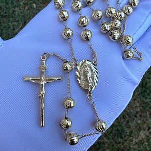 Rosary Necklace 24” Long with 6mm Beads